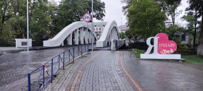 В Іршаві завершено ремонт 100-річного мосту-пам’ятки