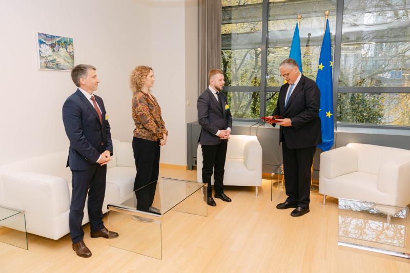 Мирослав Білецький зустрівся у Брюсселі з очільником румунського міста Клуж-Напока Емілем Боком