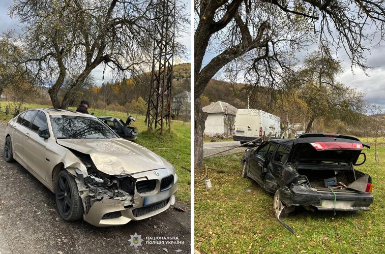 У Воловці п’яний водій «BMW» скоїв ДТП із потерпілими