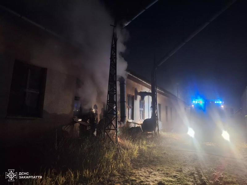 У Хусті горіла столярна майстерня