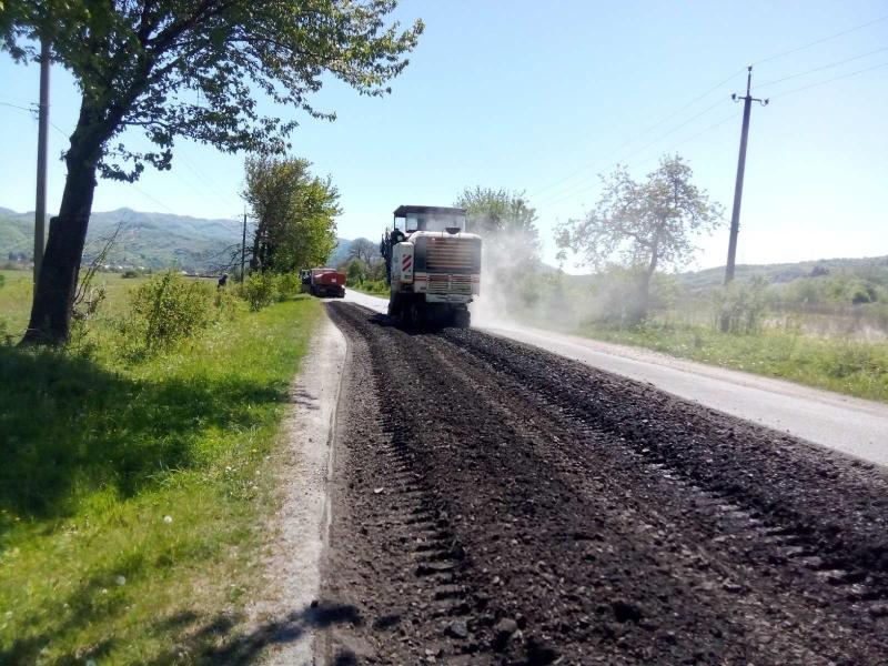 На Закарпатті розпочався ремонт дороги місцевого значення у межах Довжанської громади