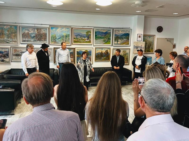 В Ужгороді відкрили пам’ятну виставку закарпатського художника Наума Рєпкіна