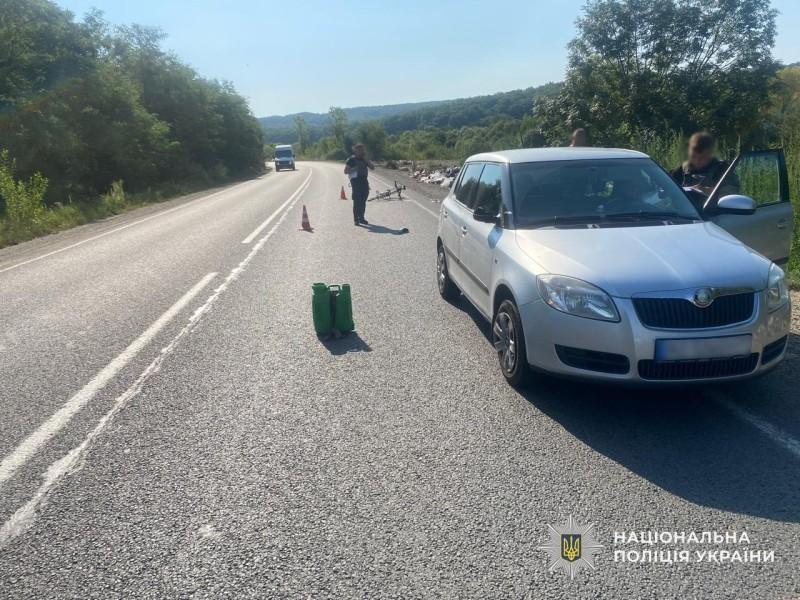 На Мукачівщині водійка насмерть збила елосипедиста