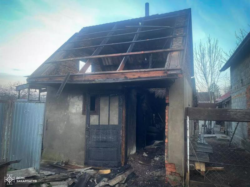 На Тячівщині під час пожежі загинув власник будинку